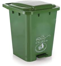Heavy-Duty Plastic Pedal Bin (60L)